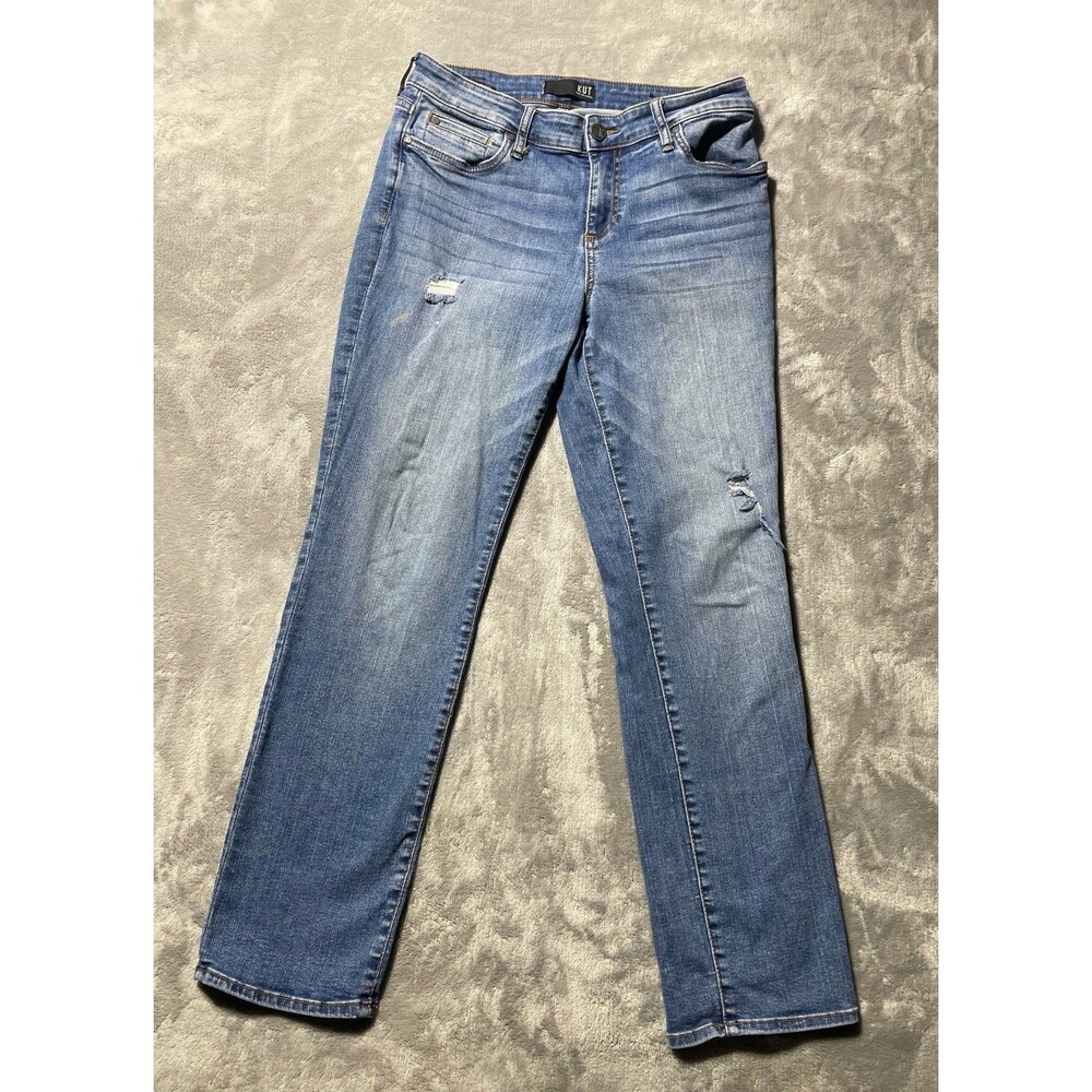 Kut From The Kloth Catherine Boyfriend Jeans Women’s Size 8 Distressed